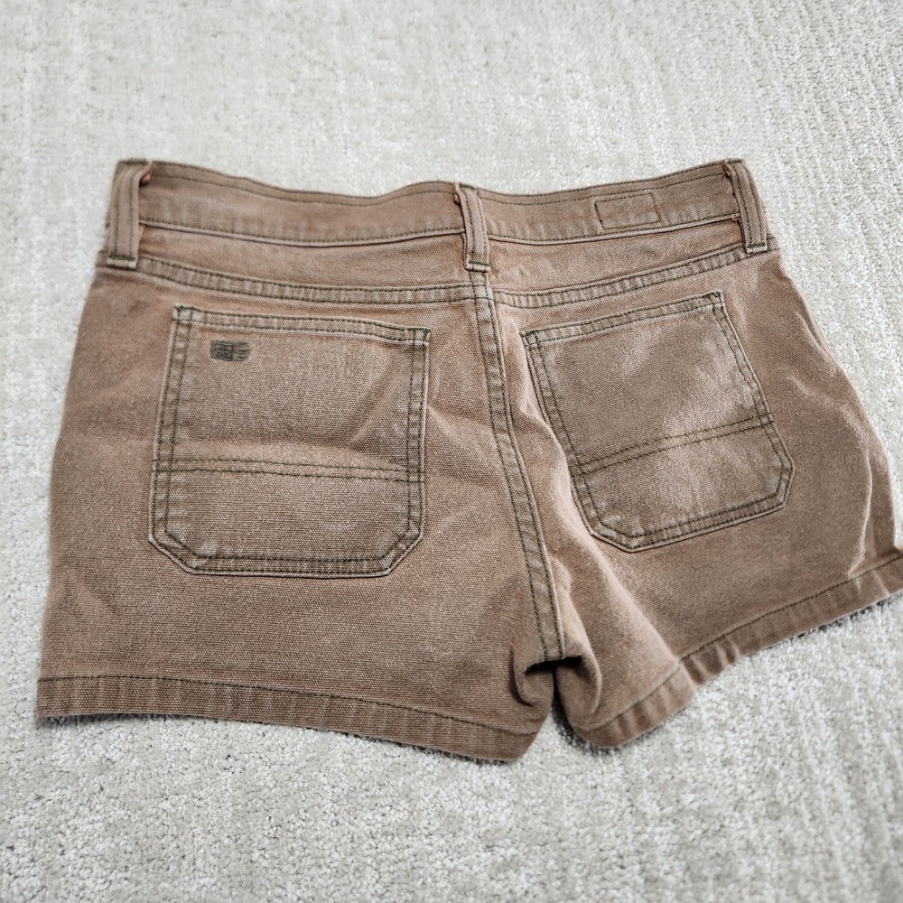 American Giant Shorts Women 27 Roughneck Canvas Stretch Gorpcore USA Made Hiking